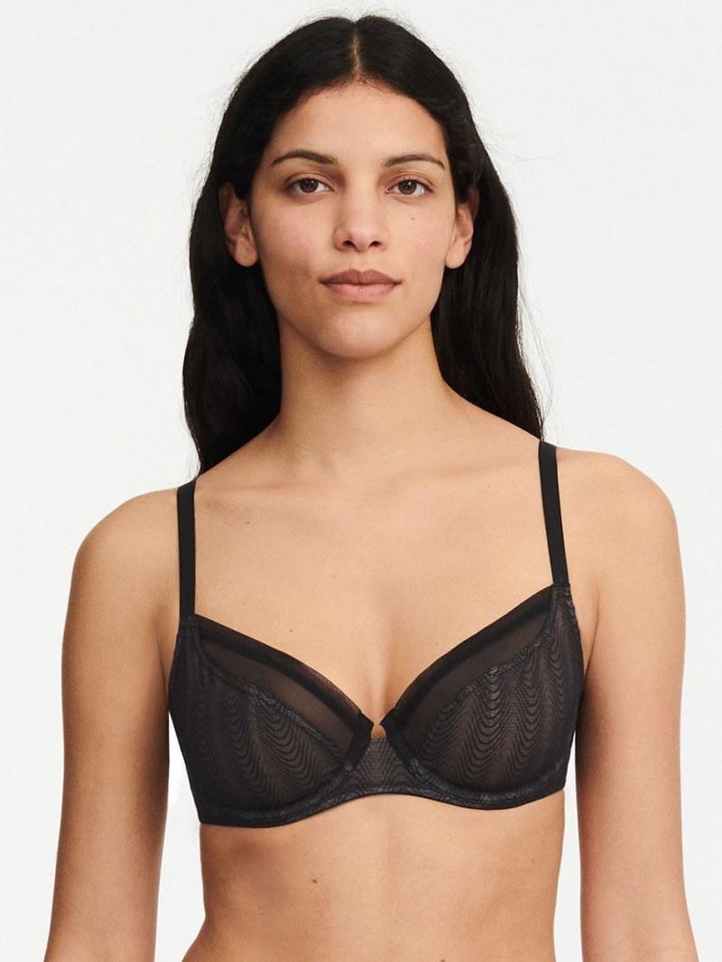 Chantelle Romane Underwire, Passionata designed by CL Bras Black | USA 2210EXG