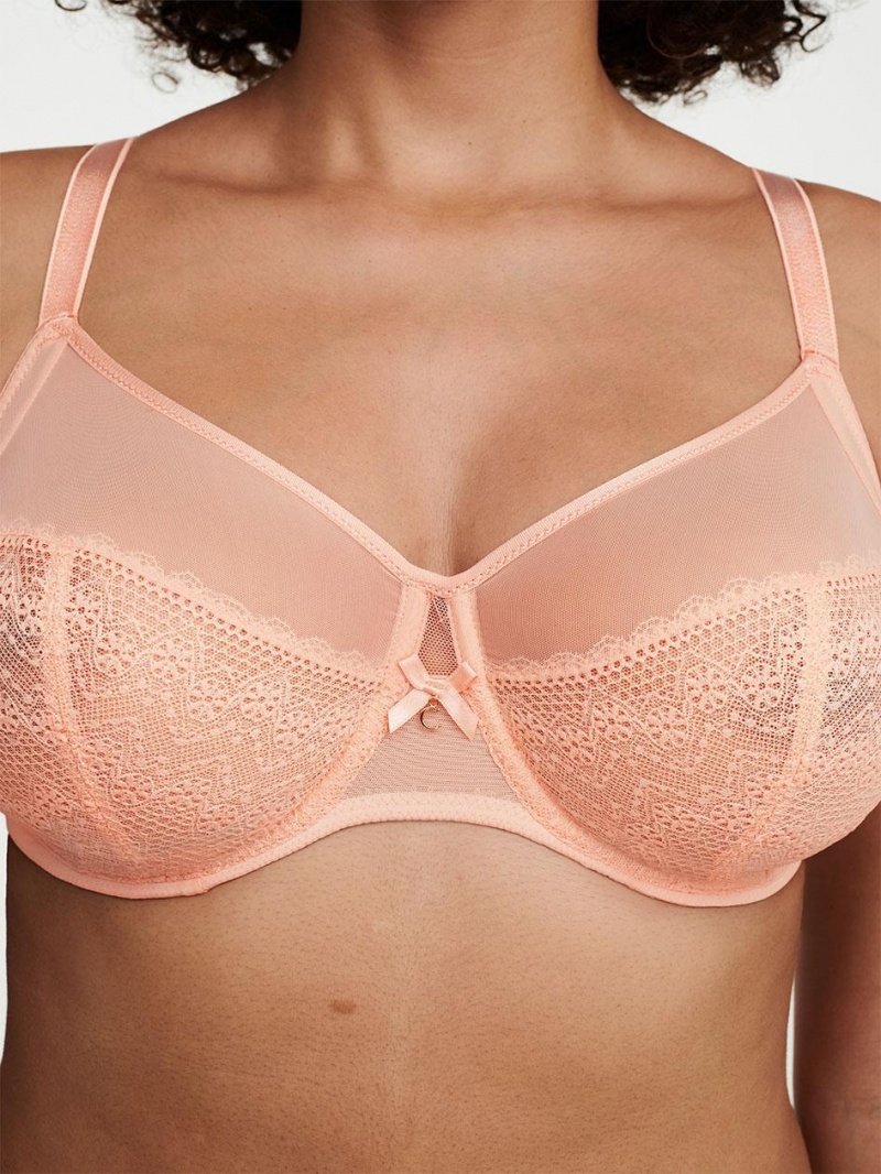 Chantelle Révèle Moi Perfect Fit Underwire Bras Tropical Pink | USA 1457RWH