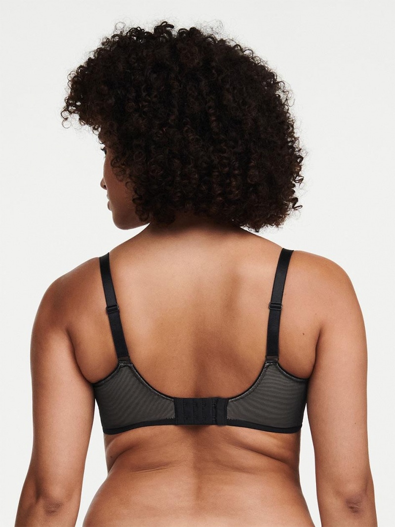 Chantelle Révèle Moi Perfect Fit Underwire Bras Black | USA 1521HKW