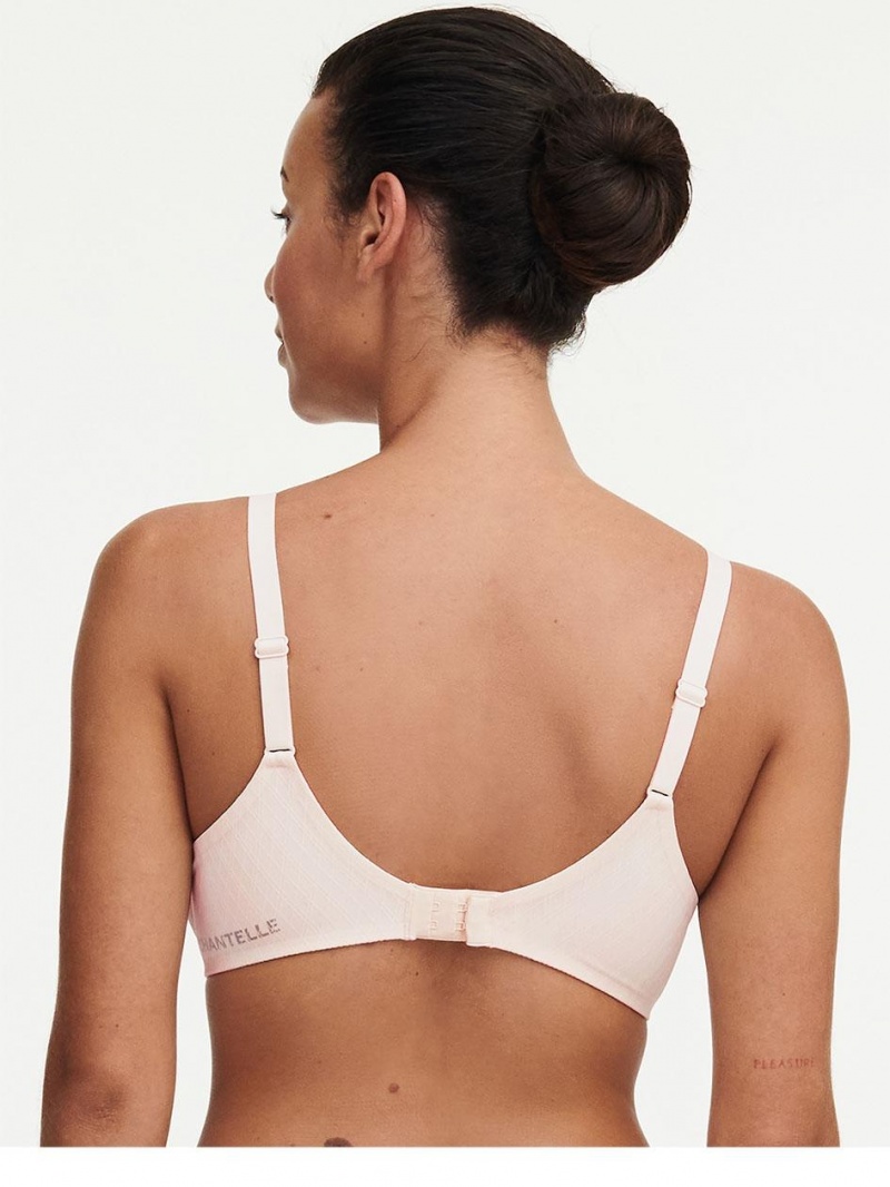 Chantelle Smooth Lines Back Smoothing Minimizer Bras Talc | USA 1439SOB