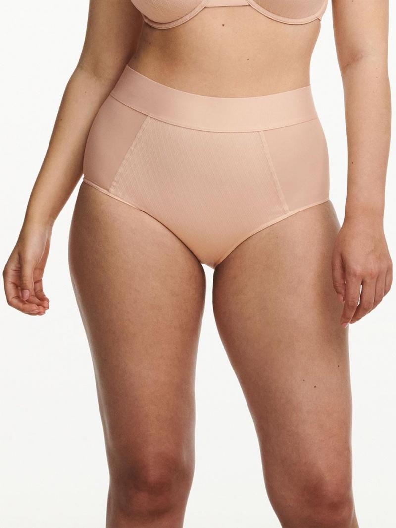 Chantelle Smooth Lines Light Control Brief Shapewear Nude Blush | USA 2097ZGY