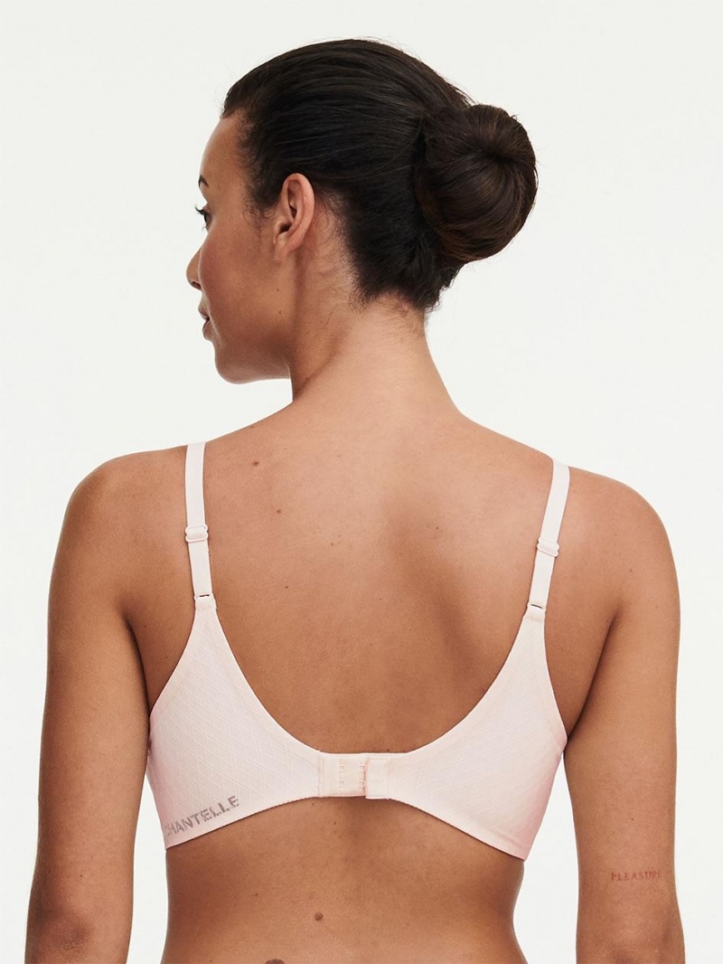 Chantelle Smooth Lines Smoothing Minimizer T-Shirt Bras Talc | USA 1363FMM