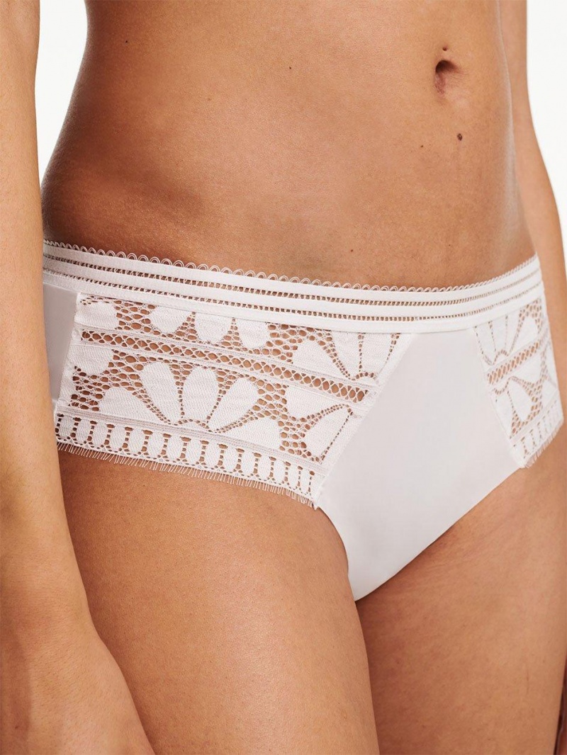 Chantelle Sofie Lace Hipster, Passionata designed by CL Panties White | USA 1692TVJ