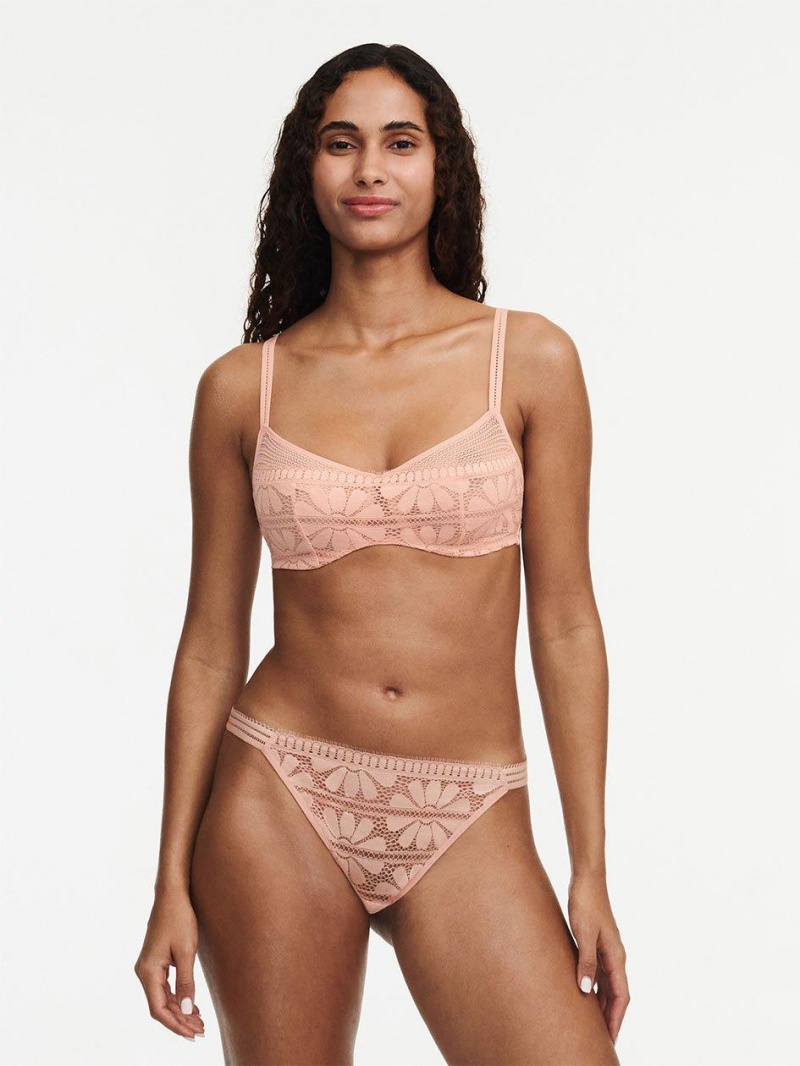 Chantelle Sofie Lace Underwire,Passionata designed by CL Bras Tropical Pink | USA 2167SOB