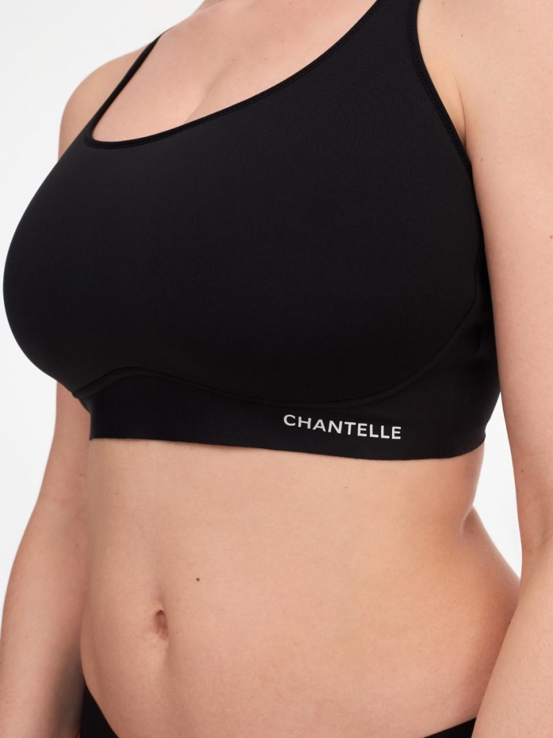 Chantelle SoftStretch AIR Lounge Bras Black | USA 1340JJE