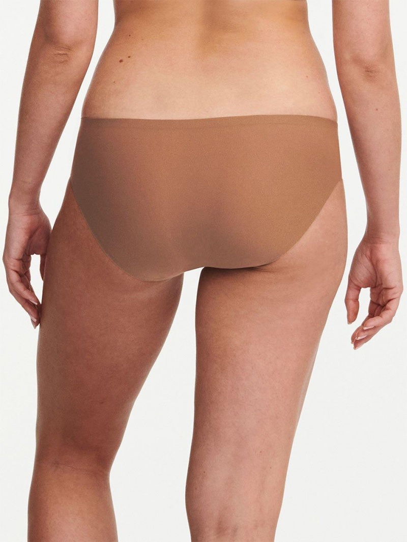 Chantelle SoftStretch Bikini Panties Cocoa Brown | USA 1875YUK