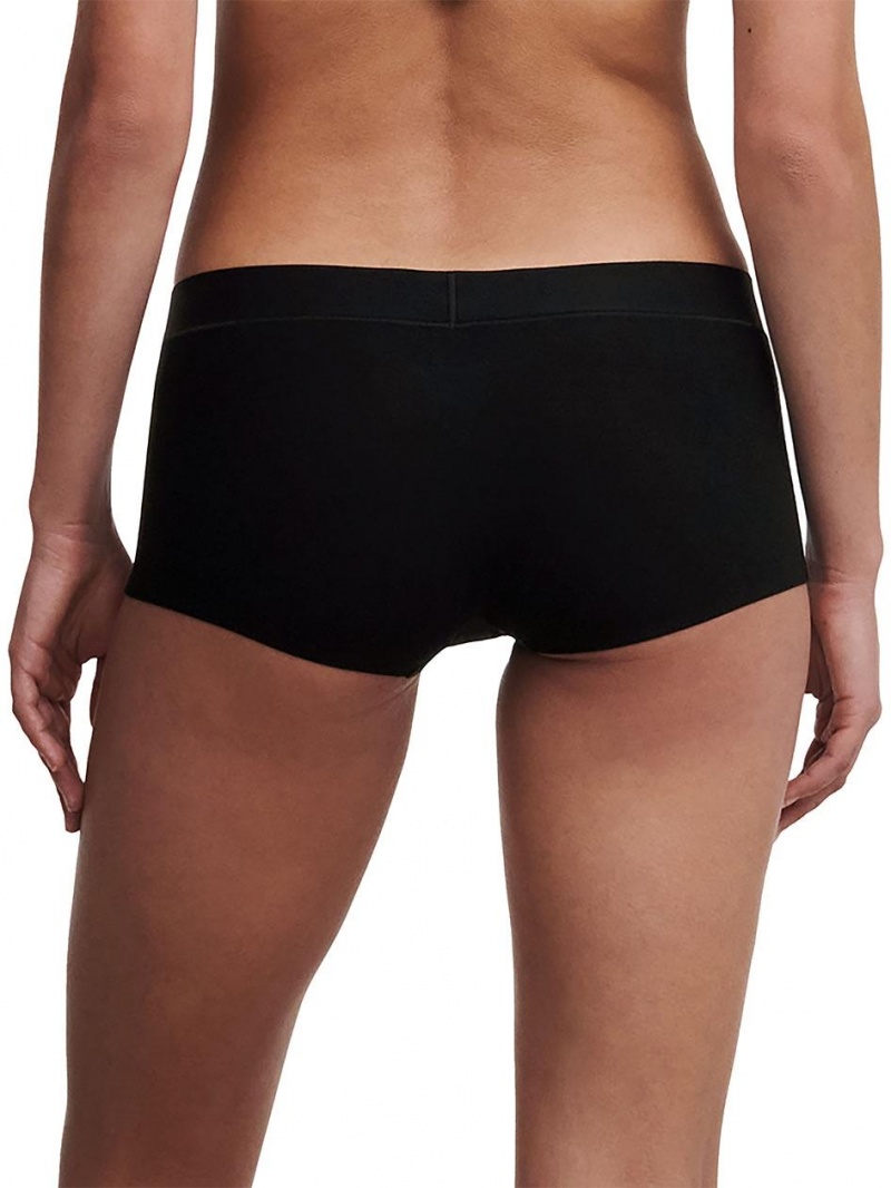 Chantelle SoftStretch Boyshort Panties Black | USA 1874TVJ