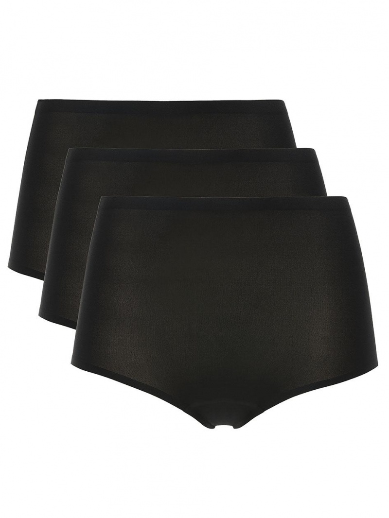 Chantelle SoftStretch Brief (3-Pack) Panties Black | USA 2029RWH