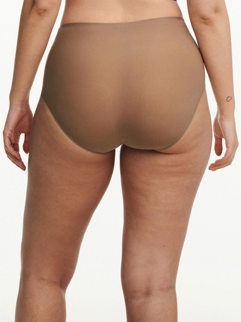 Chantelle SoftStretch Brief Panties Nude Hazelnut | USA 1772UTL