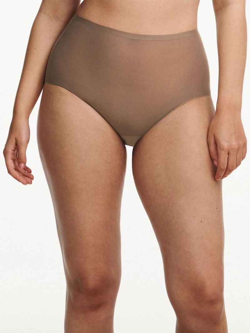 Chantelle SoftStretch Brief Panties Nude Hazelnut | USA 1772UTL