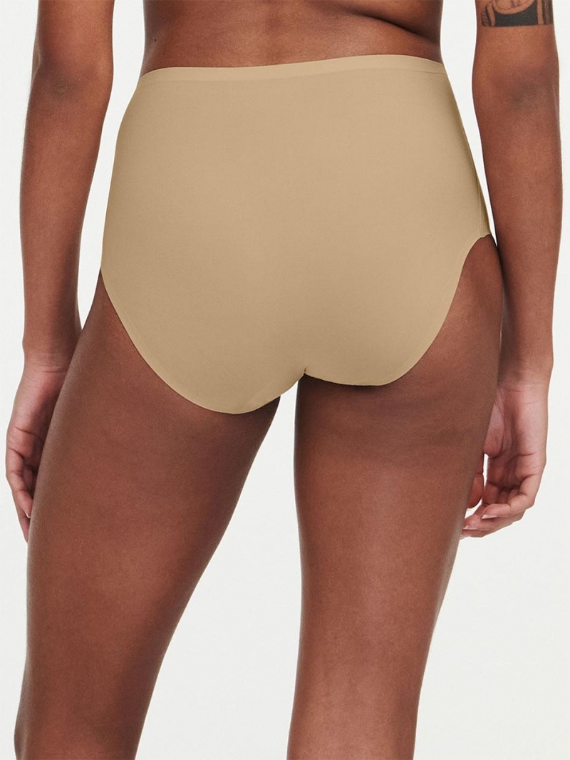 Chantelle SoftStretch Brief Panties Nude Sand | USA 1951RWH