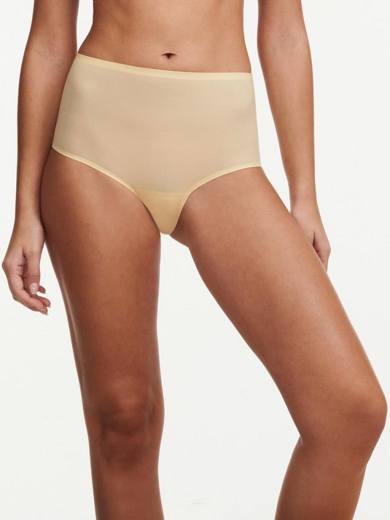 Chantelle SoftStretch Brief Panties Sunflower Yellow | USA 1992LHT