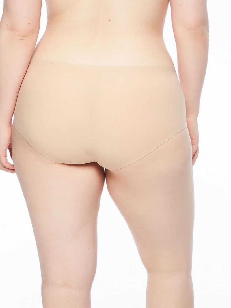 Chantelle SoftStretch Full Hipster (1X-4X) Panties Nude Sand | USA 1716EXG