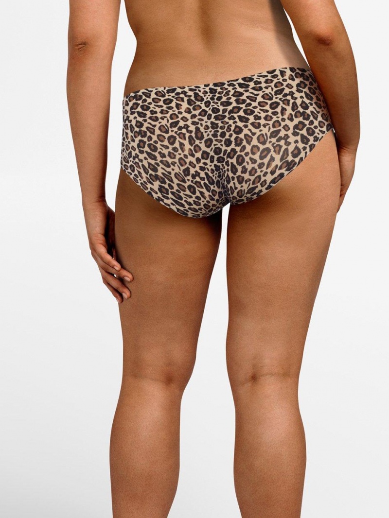 Chantelle SoftStretch Hipster Panties Leopard Nude | USA 2004TVJ