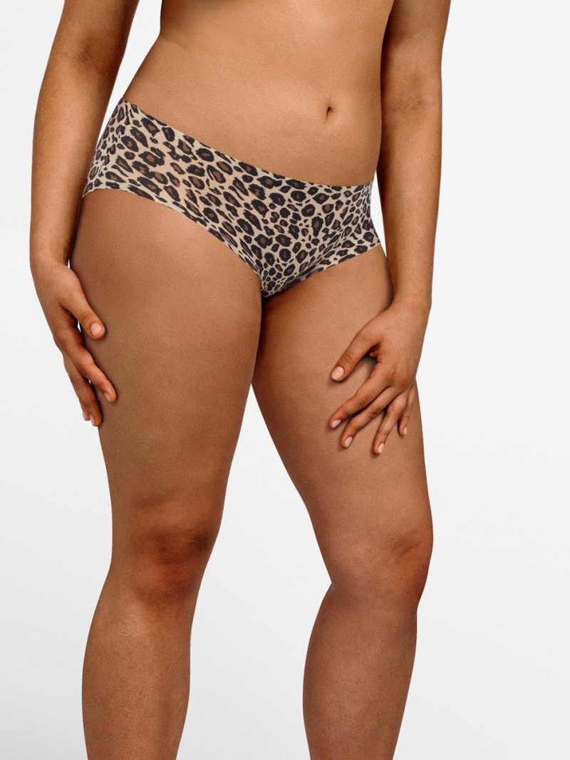 Chantelle SoftStretch Hipster Panties Leopard Nude | USA 2004TVJ