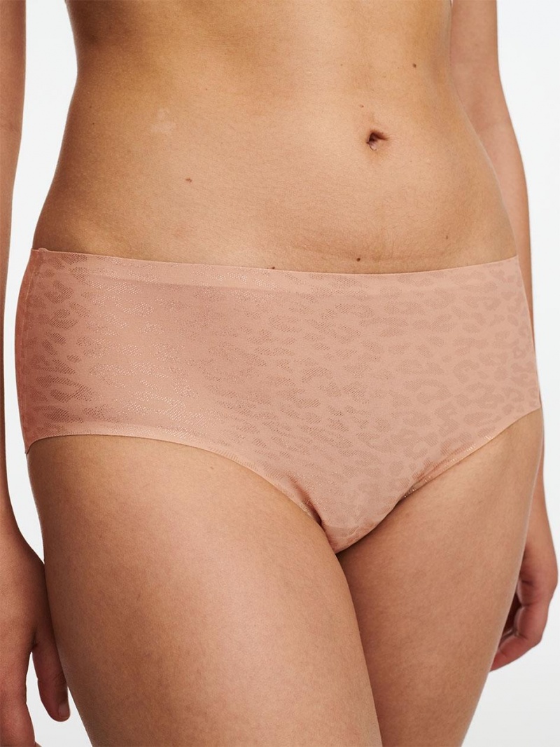 Chantelle SoftStretch Hipster Panties Leopard Shimmer | USA 1786XFU