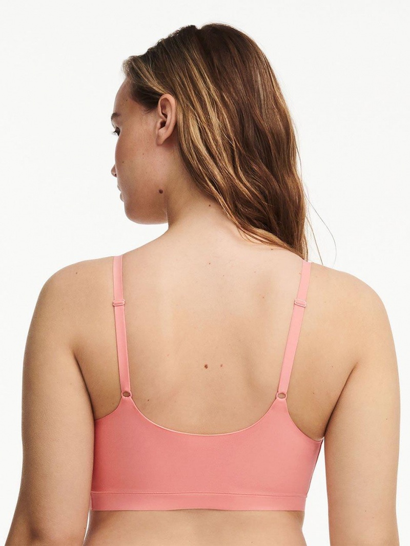 Chantelle SoftStretch Scoop Paddedlette Bras Candlelight Peach | USA 1386APV