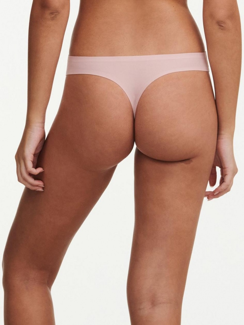 Chantelle SoftStretch Thong Panties English Rose | USA 1988GLQ