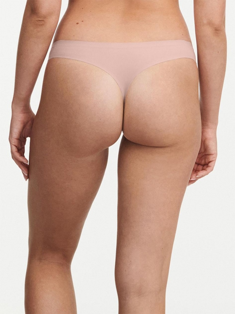 Chantelle SoftStretch Thong Panties Rose Authentique | USA 2020XFU