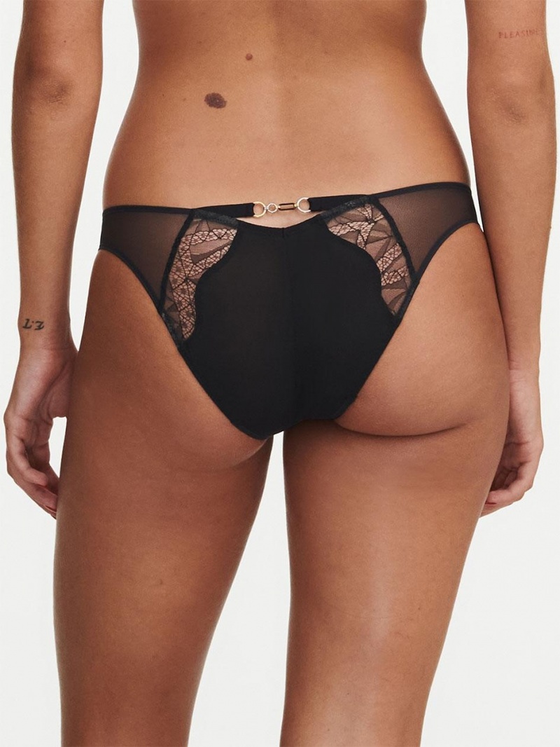 Chantelle Spark Bikini Panties Black | USA 2379NBW