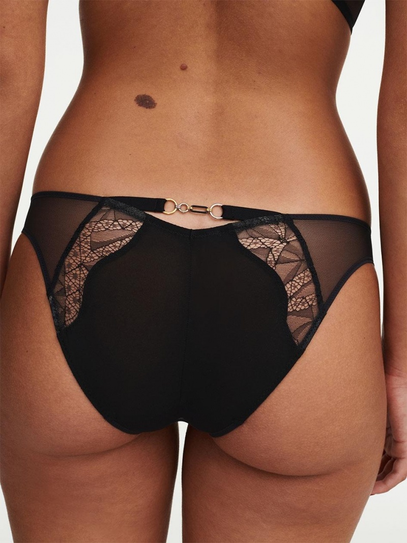 Chantelle Spark Bikini Panties Black | USA 2379NBW