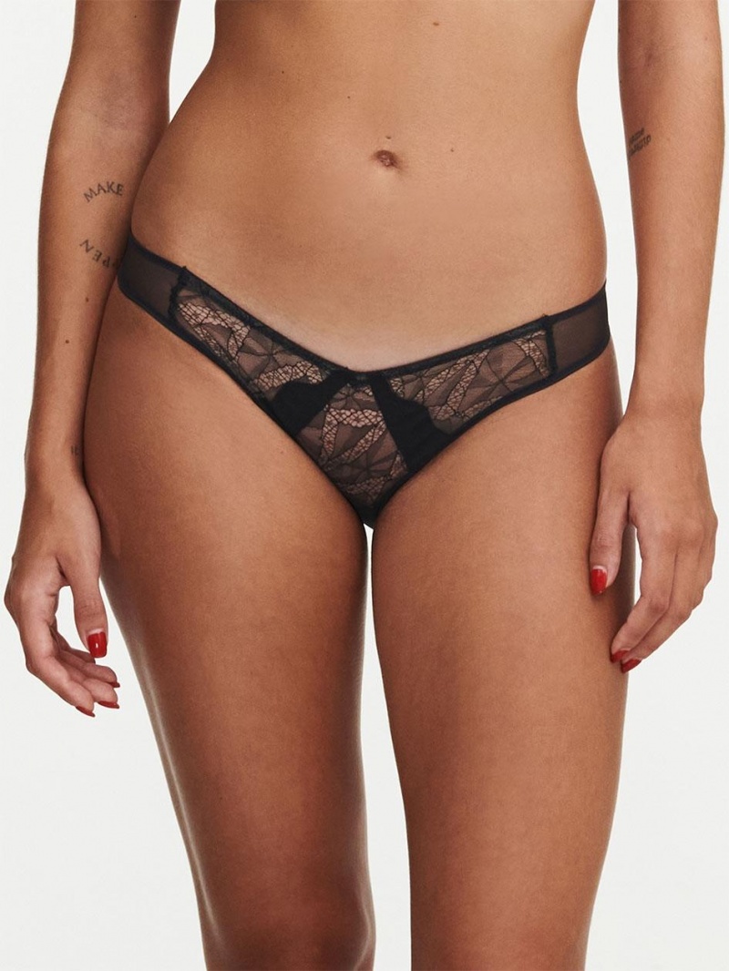 Chantelle Spark Bikini Panties Black | USA 2379NBW