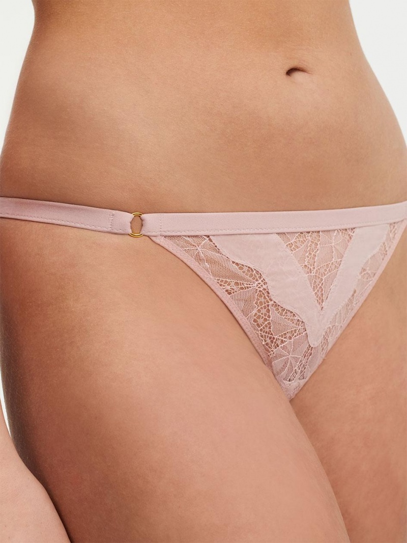 Chantelle Spark Thong Panties English Rose | USA 2396ISL