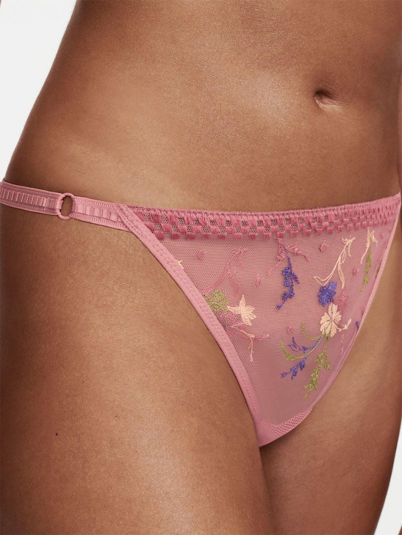 Chantelle Suzy Lace Thong, Passionata designed by CL Panties Rosewood Multico | USA 2370ISL