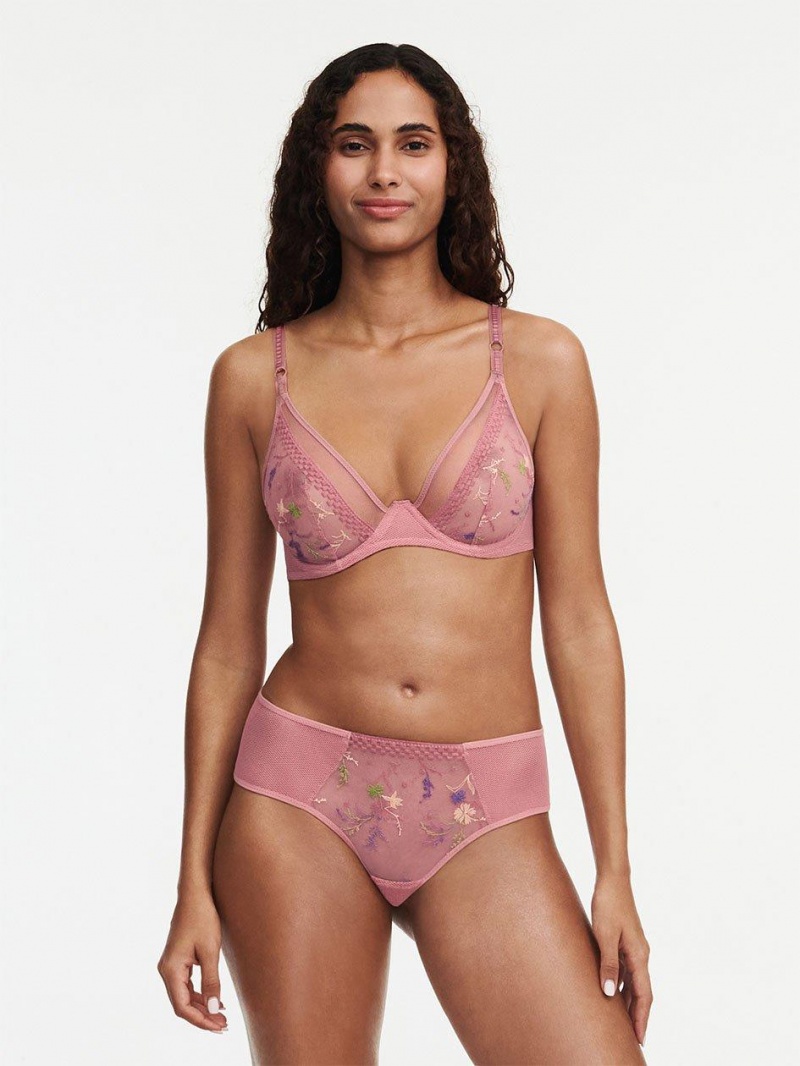 Chantelle Suzy Lace Underwire, Passionata designed by CL Bras Rosewood Multico | USA 2152VDO