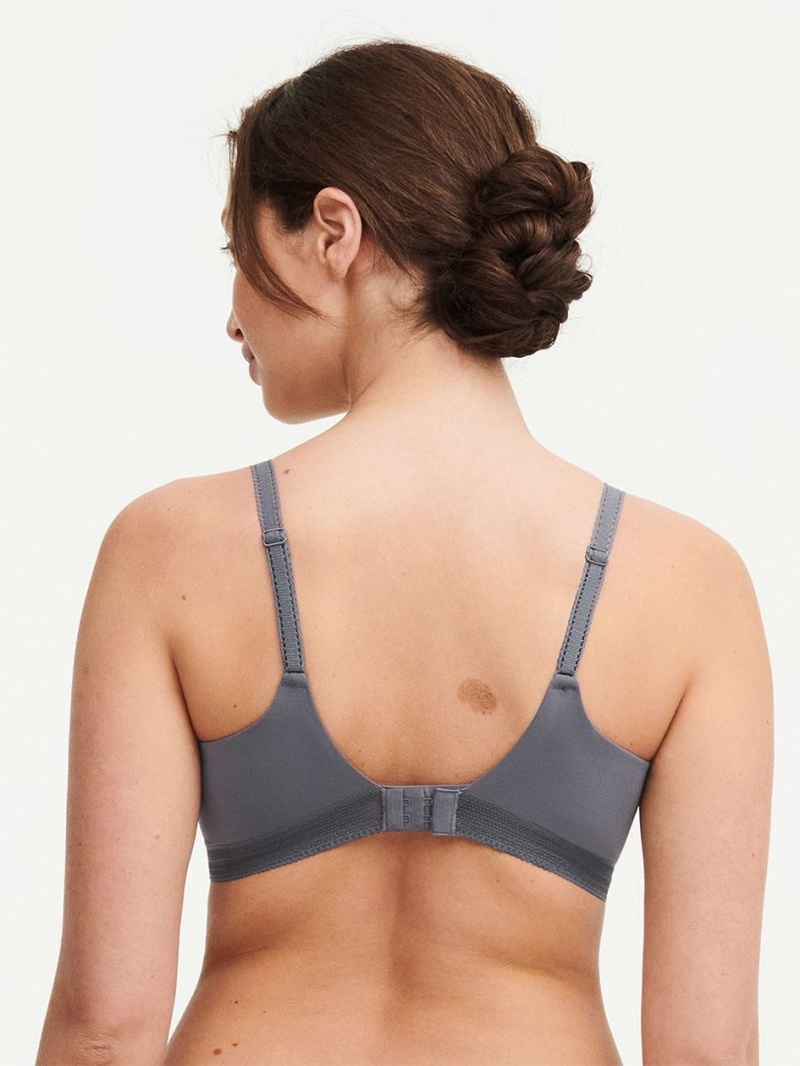 Chantelle True Lace Full Coverage Underwire Bras Slate Grey | USA 2154NBA