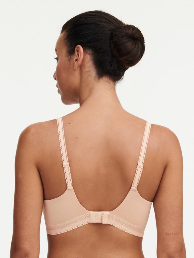 Chantelle True Lace Full Coverage Underwire Bras Nude Blush | USA 2273FMM