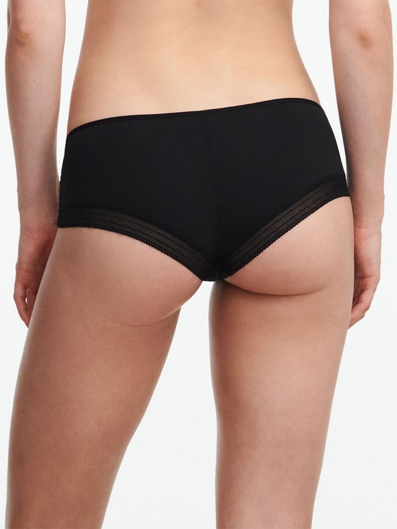 Chantelle True Lace Hipster Panties Black | USA 2400RWV