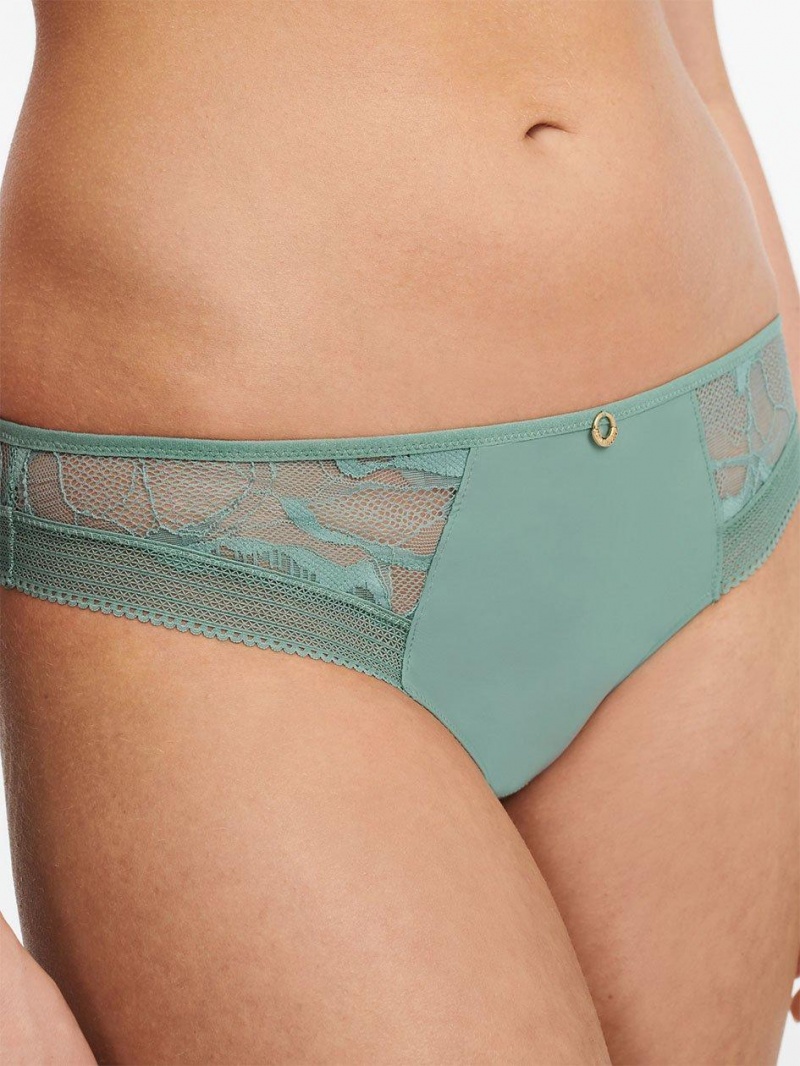 Chantelle True Lace Thong Panties Trellis | USA 2433VDR