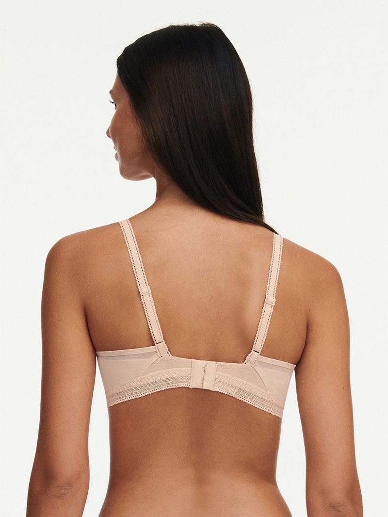 Chantelle True Lace Wireless Bras Nude Blush | USA 2176XFU