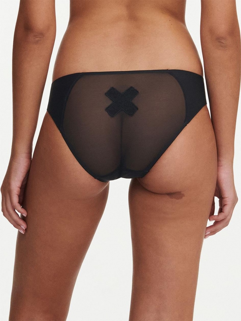 Chantelle Xplicit Bikini Panties Black | USA 2409XFY