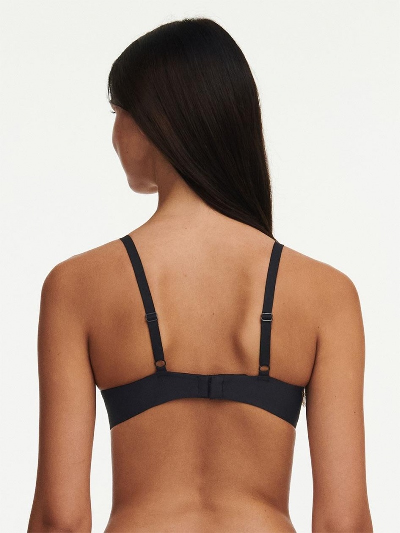 Chantelle Xplicit Unlined Plunge Bras Black | USA 2160TVJ