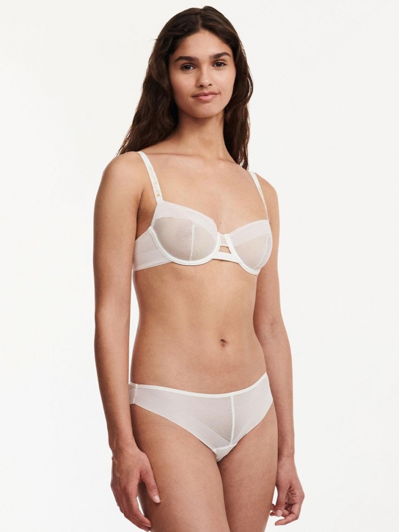 Chantelle Xpose Demi Bras Milk | USA 1330UTL