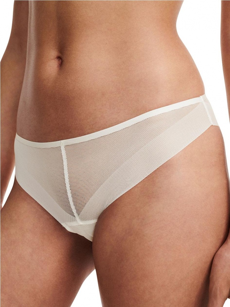 Chantelle Xpose Tanga Panties Milk | USA 2402WYN