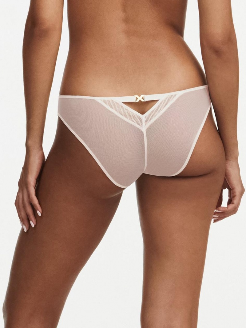 Chantelle tXture Brief Panties Milk | USA 2488ZGU