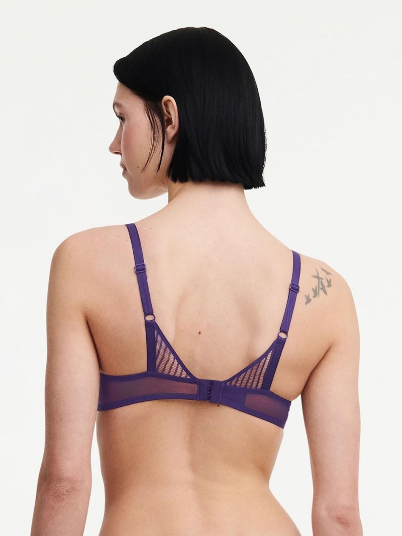 Chantelle tXture Demi Bras Club Purple | USA 2304LHT