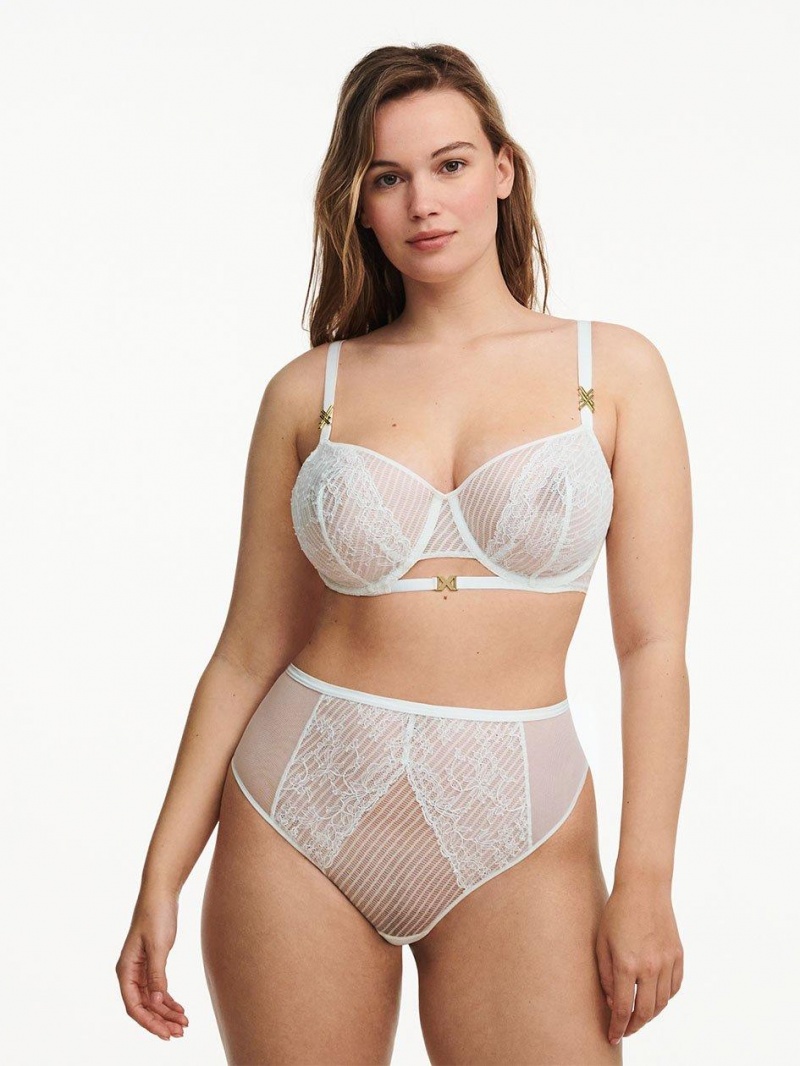 Chantelle tXture Demi Bras Milk | USA 1384ORX